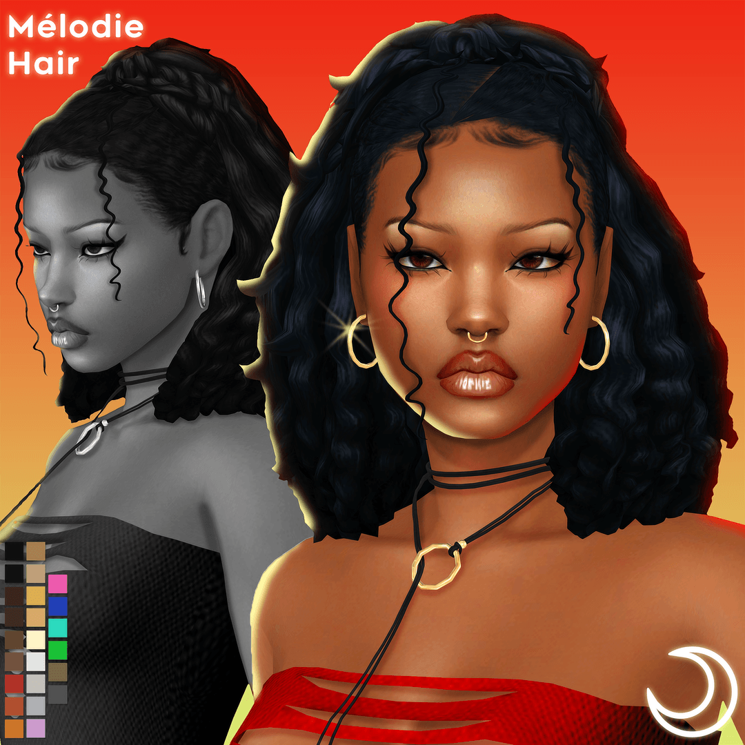 Скриншот мода Прическа Melodie Hair